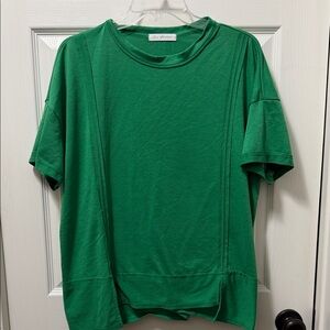 Ces Femme Green Short Sleeve Tee